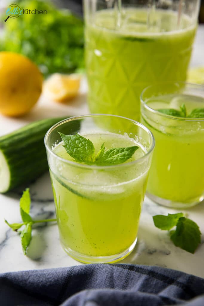Cucumber Mint Lemonade Billi's Kitchen