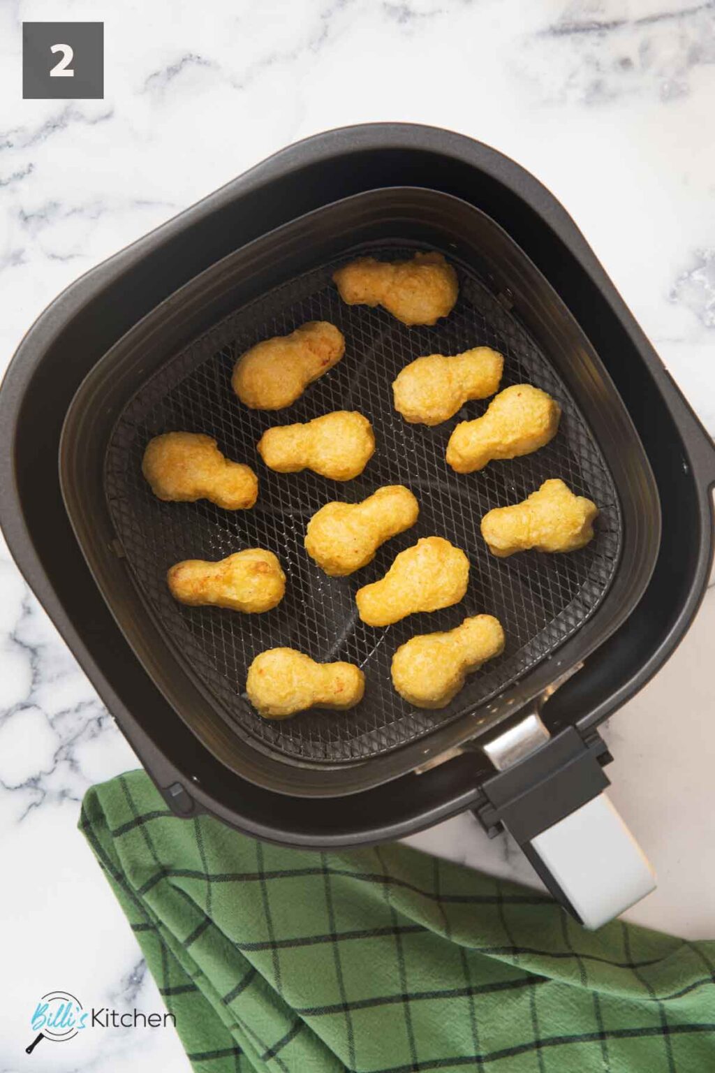 Air Fryer Frozen Chicken Nuggets Billi's Kitchen